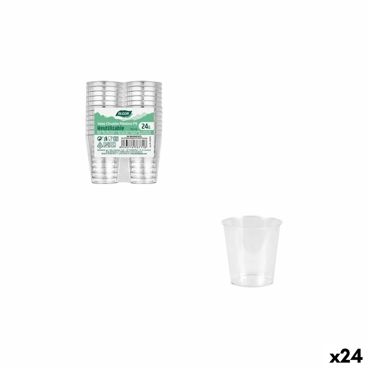 Verre a liqueur algon o 4 cm 30 ml 24 pieces 24 unites s223538148. Diaytar vous propose une sélection pointue de produits électroniques innovants et d'articles maison qui transforment votre quotidien