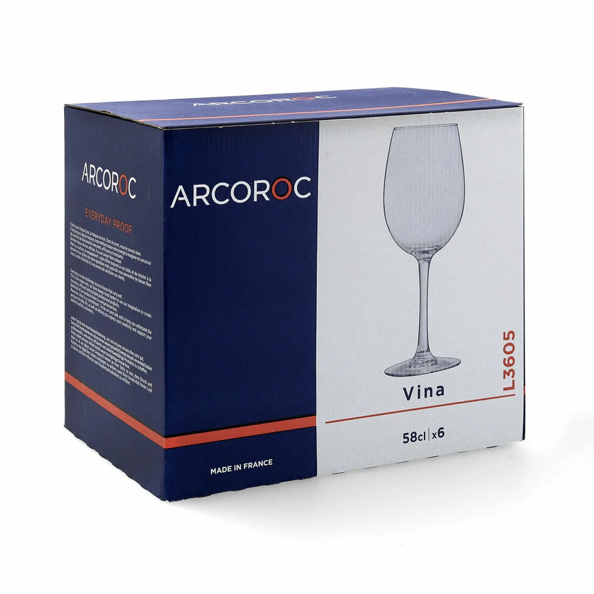 Verre de vin arcoroc 6 unites 58 cl s270378571. Découvrez l'univers Diaytar - Des milliers de produits sélectionnés avec soin pour vous.