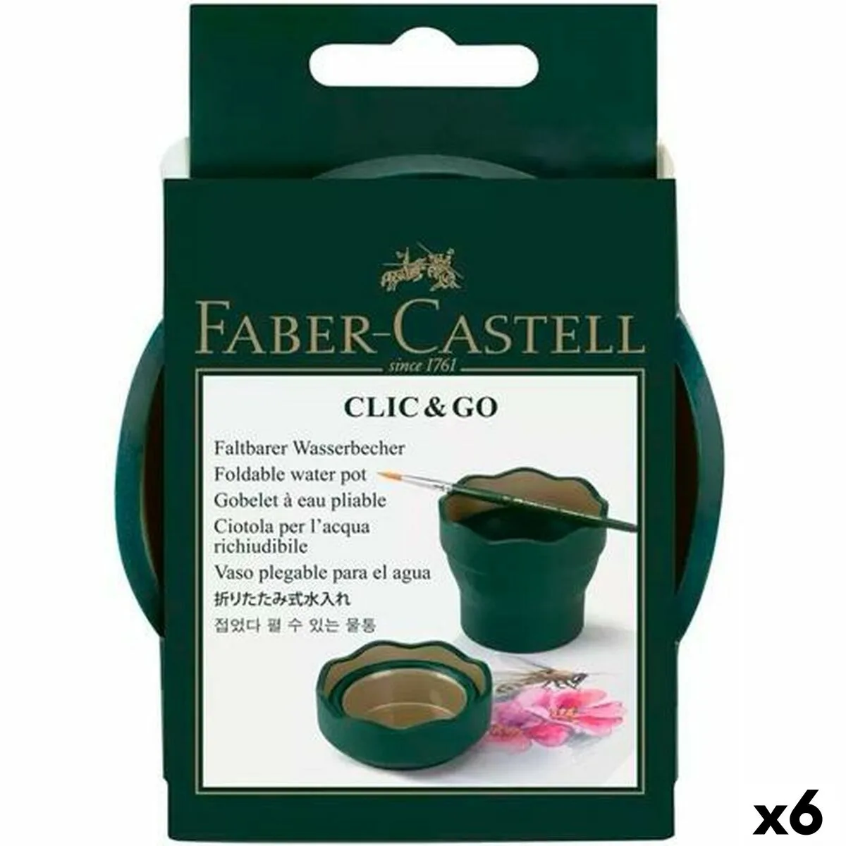 Verre faber castell clic go pliable vert fonce 6 pieces s842200975. Diaytar, c'est le sismographe des tendances : nous captons les vibrations du marché pour vous offrir le meilleur.
