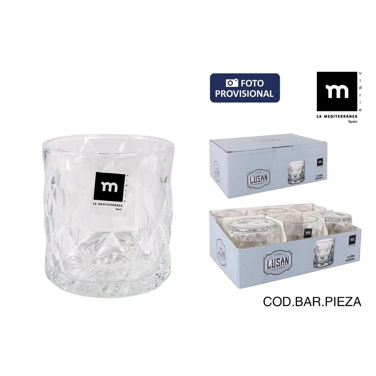 Verre la mediterranea lusan multicouleur 350 ml 48 unites m070291545. Diaytar cultive l'art de la surprise en vous proposant constamment de nouveaux produits généraux et high-tech inattendus