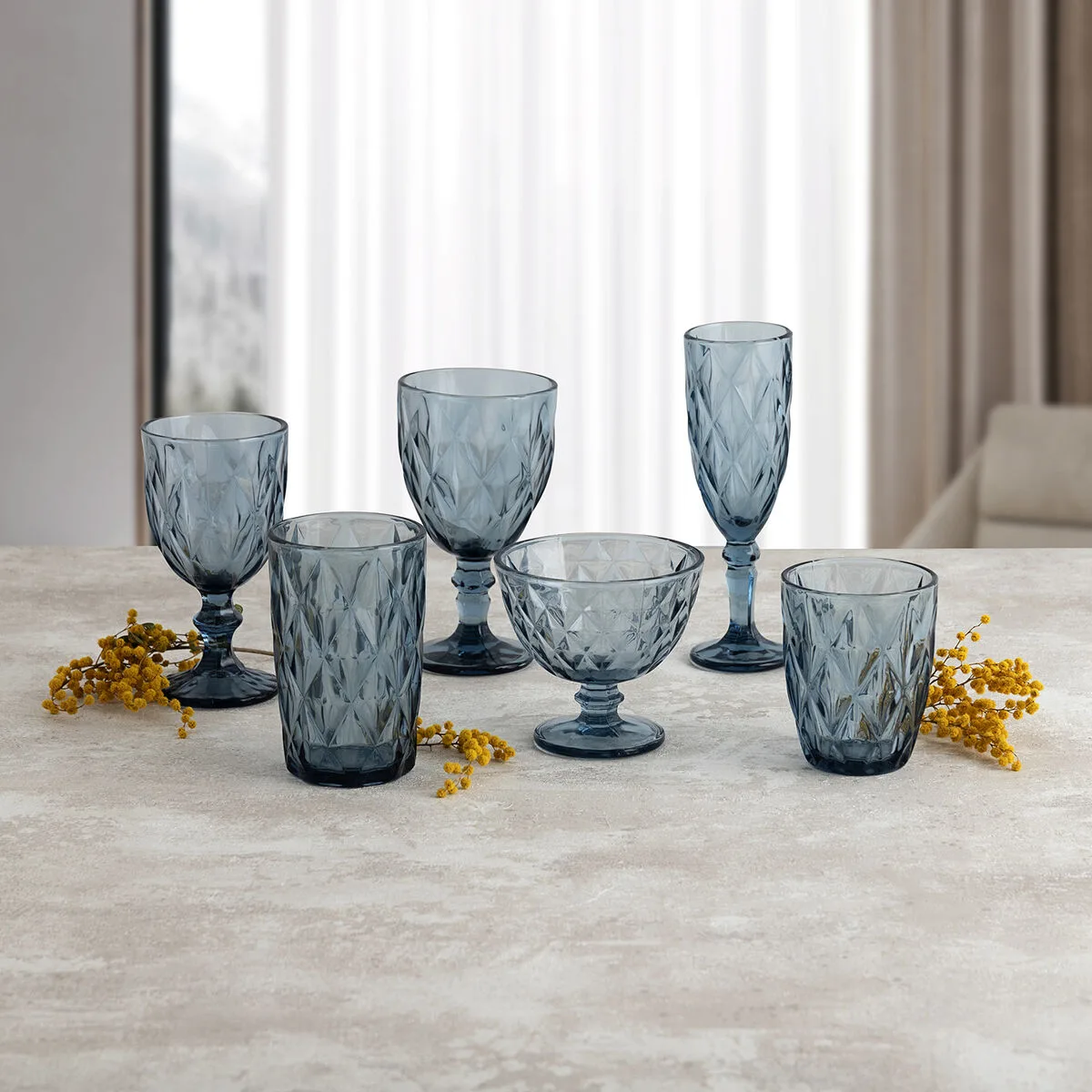 Verre quid maia bleu verre 280 ml 6 unites s271316644. Découvrez la diversité Diaytar : une infinité de produits pour la maison, le travail, les loisirs, tous dans l'air du temps