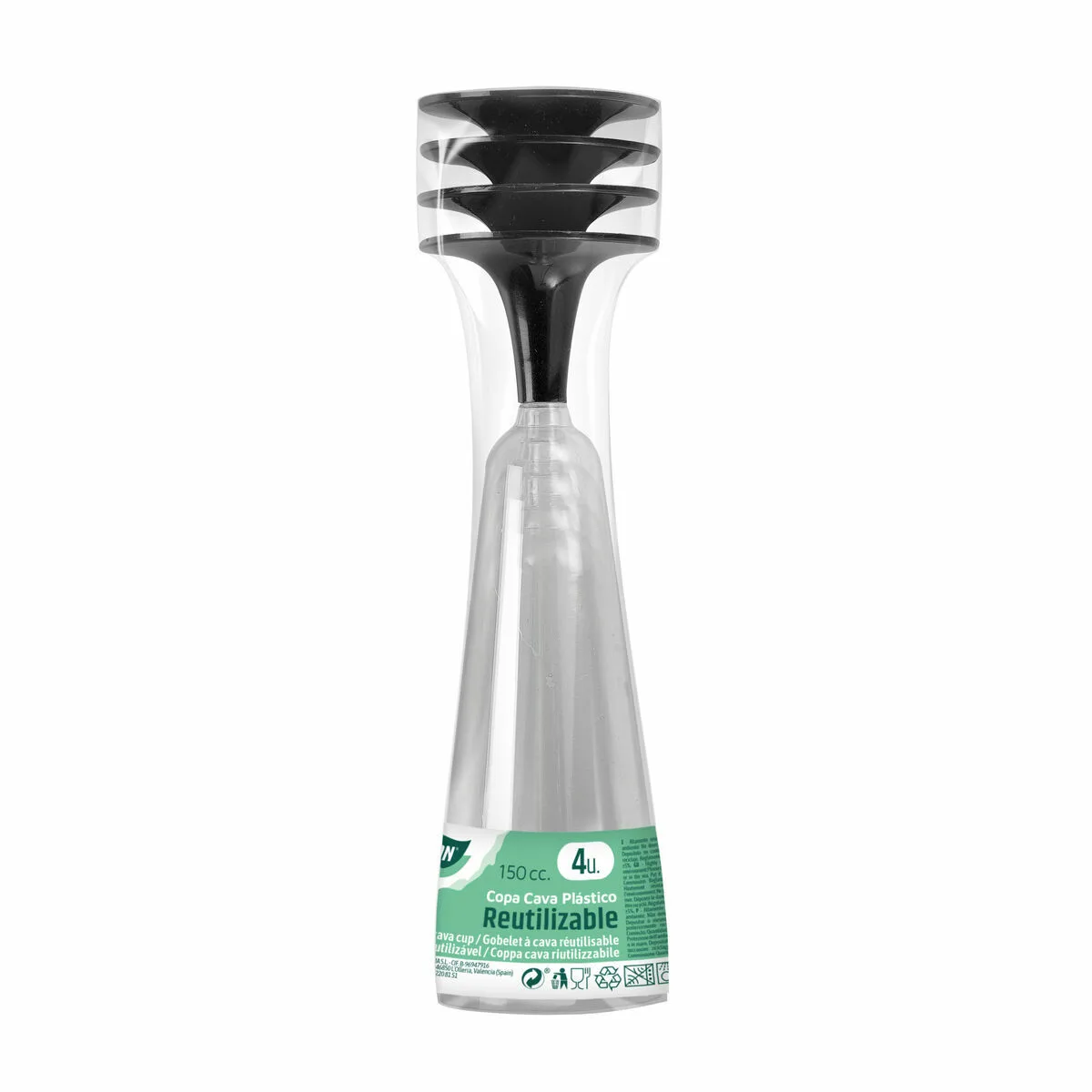 Verres a champagne reutilisables algon noir 24 unites 150 ml 4 pieces s222949011. Diaytar, c'est le point de rencontre entre les passionnés de belles technologies et les amateurs de décoration tendance