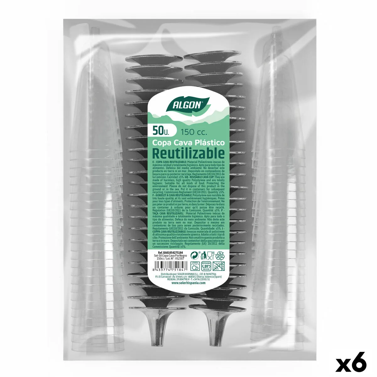 Verres a champagne reutilisables algon noir 6 unites 150 ml 50 pieces s222949130. Chez Diaytar, nous ne vendons pas que des produits, nous proposons des solutions, du rêve et un peu de magie au quotidien