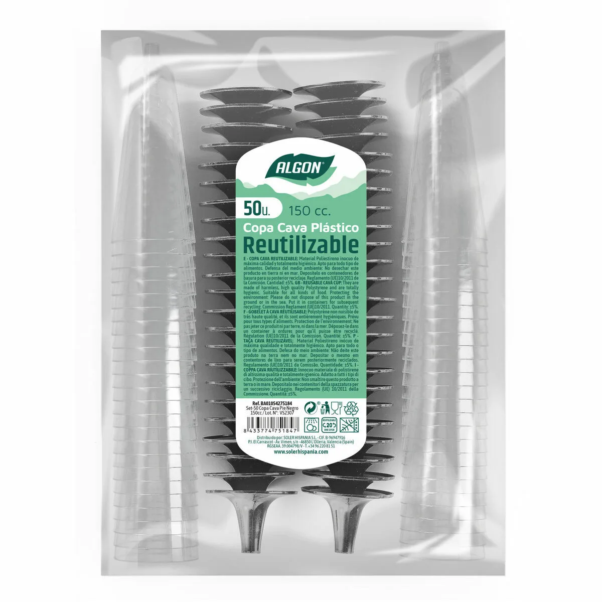 Verres a champagne reutilisables algon noir 6 unites 150 ml 50 pieces s222949186. Chez Diaytar, nous transformons vos envies en réalité avec style.