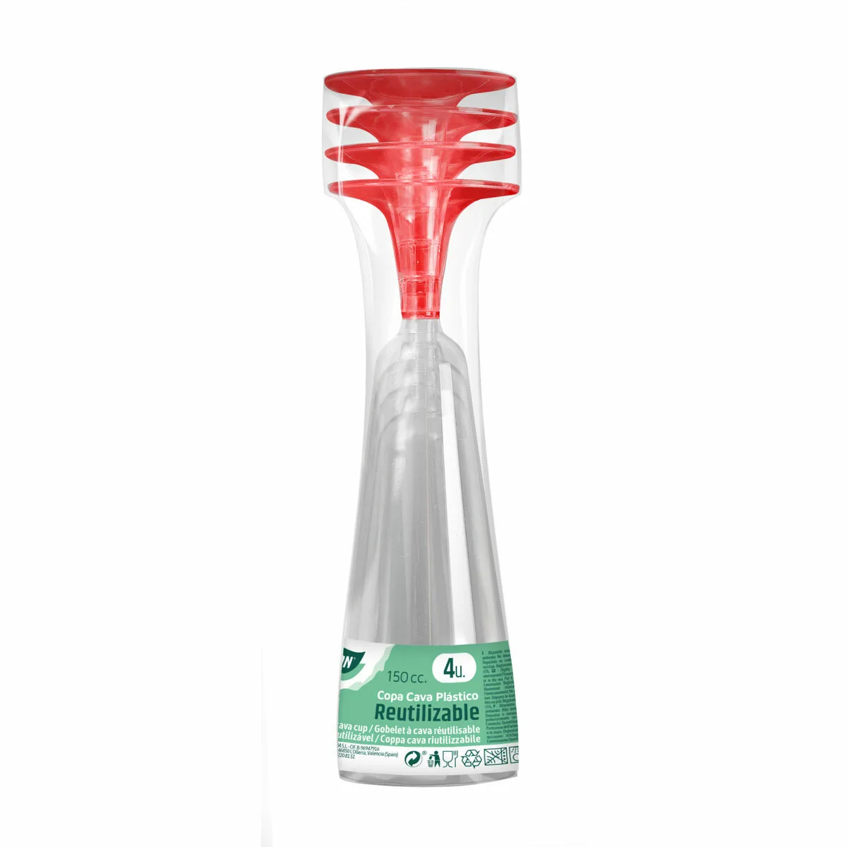 Verres a champagne reutilisables algon rouge 24 unites 150 ml 4 pieces s222949253. Bienvenue dans le futur du shopping. Diaytar utilise la data pour anticiper vos besoins, mais garde la magie de la surprise.