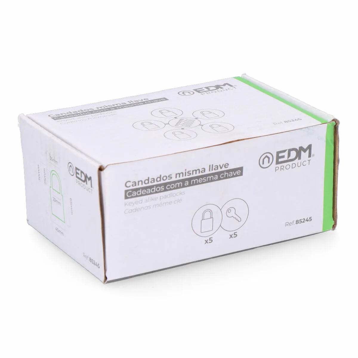 Verrouillage des cles edm 85245 laiton 40 x 23 mm 5 unites s790431427. Diaytar révolutionne votre expérience d'achat en ligne avec une curation unique de produits tendance, high-tech et lifestyle