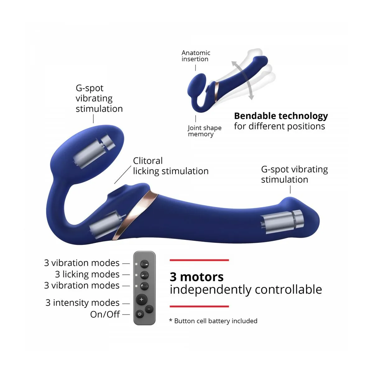 Vibromasseur strap on me 6017401 bleu l m040471819. Notre équipe Diaytar parcourt le globe pour vous dénicher les produits généraux et électroniques les plus prometteurs