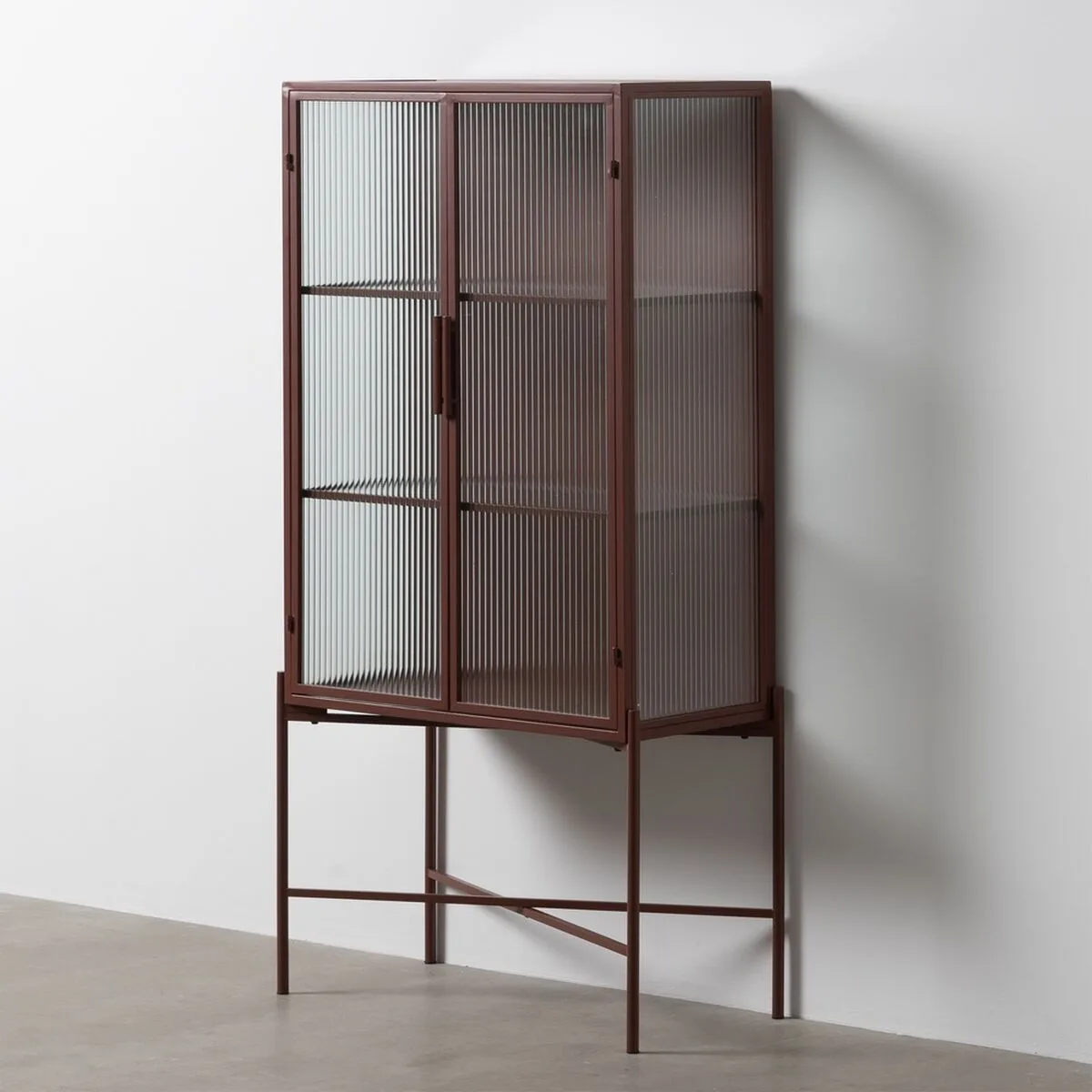 Vitrine avec double porte en cristal tuile verre fer 52 x 33 x 90 cm s880637289. Diaytar, une destination où l'on vient pour un produit précis et où l'on reste pour l'étendue et la qualité de l'offre