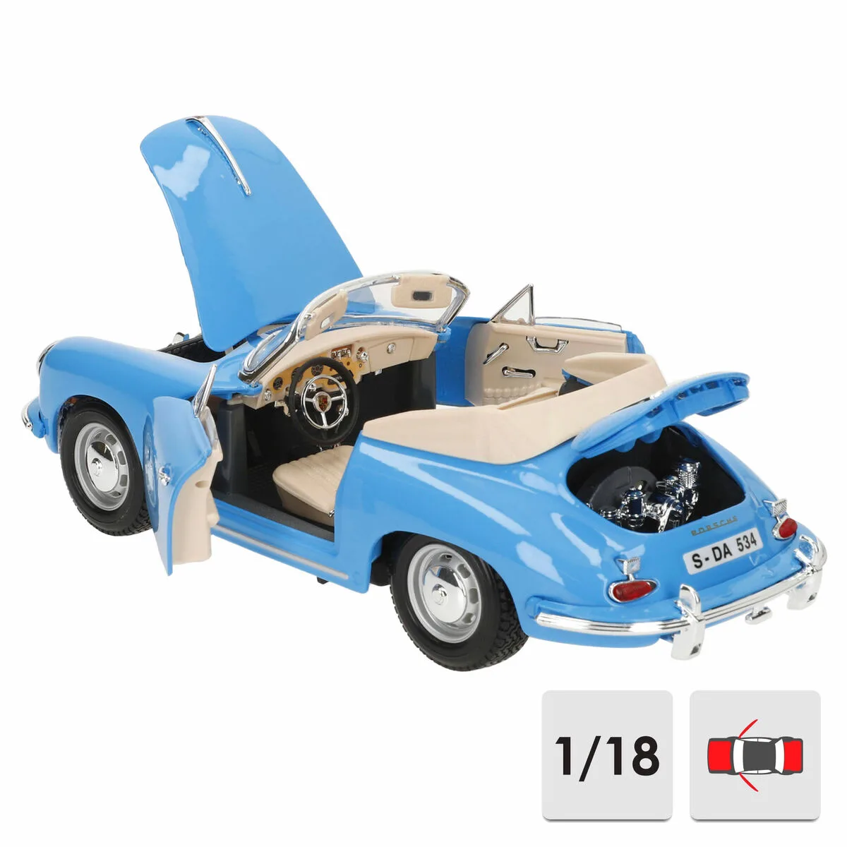 Voiture bburago gt porsche 356b cabriolet 1961 s890611551. Diaytar, c'est l'art de la sérendipité appliqué au e-commerce : vous venez pour une chose, vous repartez avec l'objet de vos rêves.