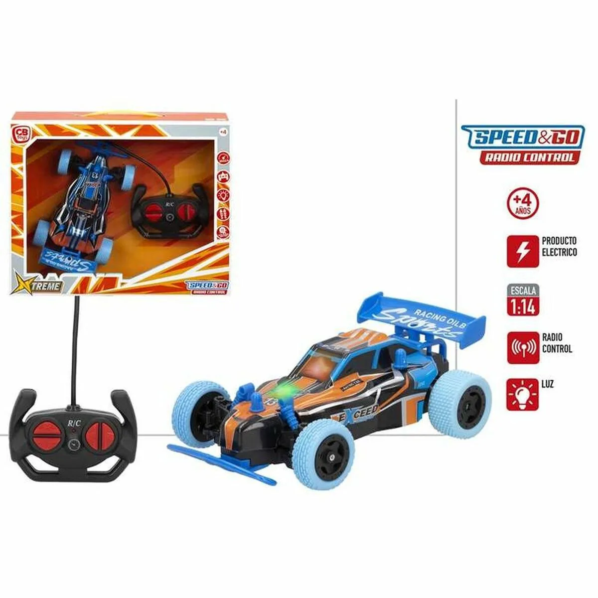 Voiture telecommandee speed go 1 20 19 x 6 5 x 11 cm multicouleur s890399846. Bien plus qu'un simple site, Diaytar est une expérience de découverte permanente de produits utiles, beaux et novateurs