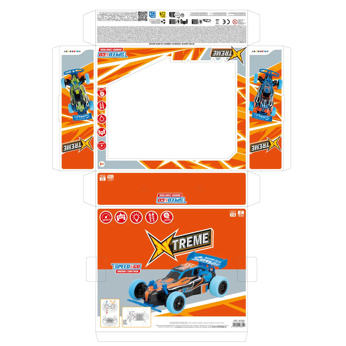 Voiture telecommandee speed go 1 20 19 x 6 5 x 11 cm multicouleur s890399899. Diaytar cultive l'art du bien-être à travers ses produits soigneusement choisis.