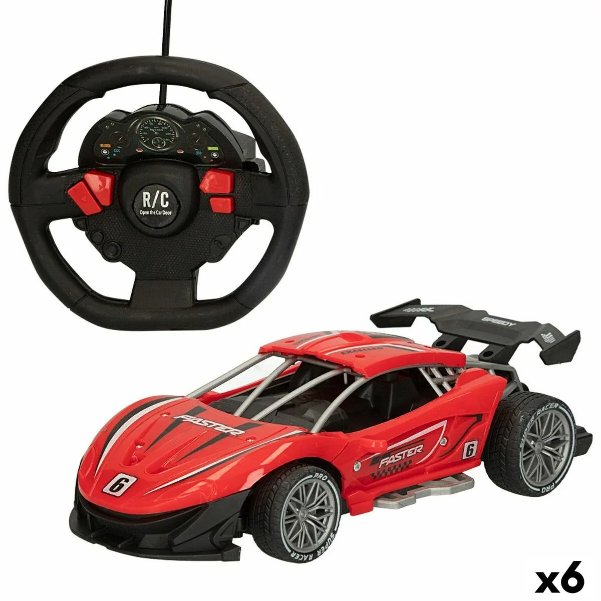 Voiture telecommandee speed go 22 x 7 x 11 cm 1 16 rouge 6 unites s890309951. Bienvenue dans l'écosystème Diaytar, où chaque produit a été pensé pour s'intégrer parfaitement dans votre vie moderne